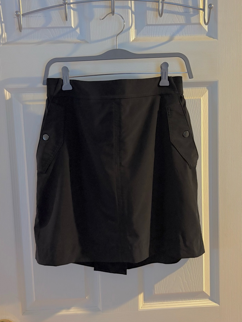 Athleta Black Performance Skort with Snap Pockets